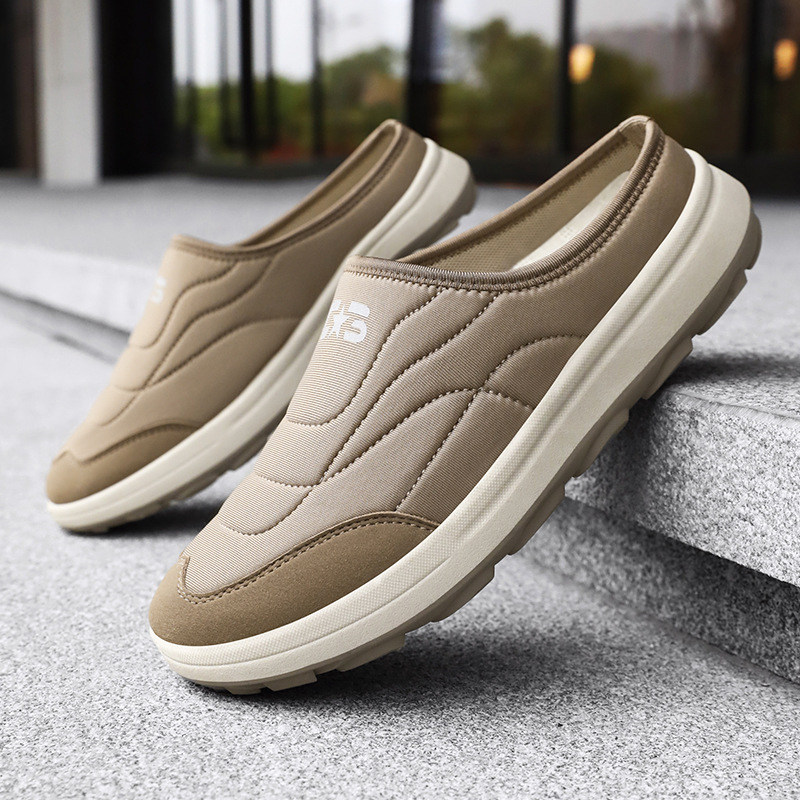 Men's shoes, half-slipper, one-foot casual shoes, breathable and non-smelly, dad's shoes, new summer comfortable men's single shoes Specification drawing