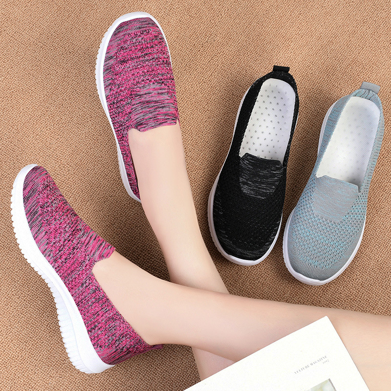Women's Shoes 2025 Autumn New style one-foot mom shoes, soft-soled casual lazy shoes for middle-aged and elderly women Application Scenario