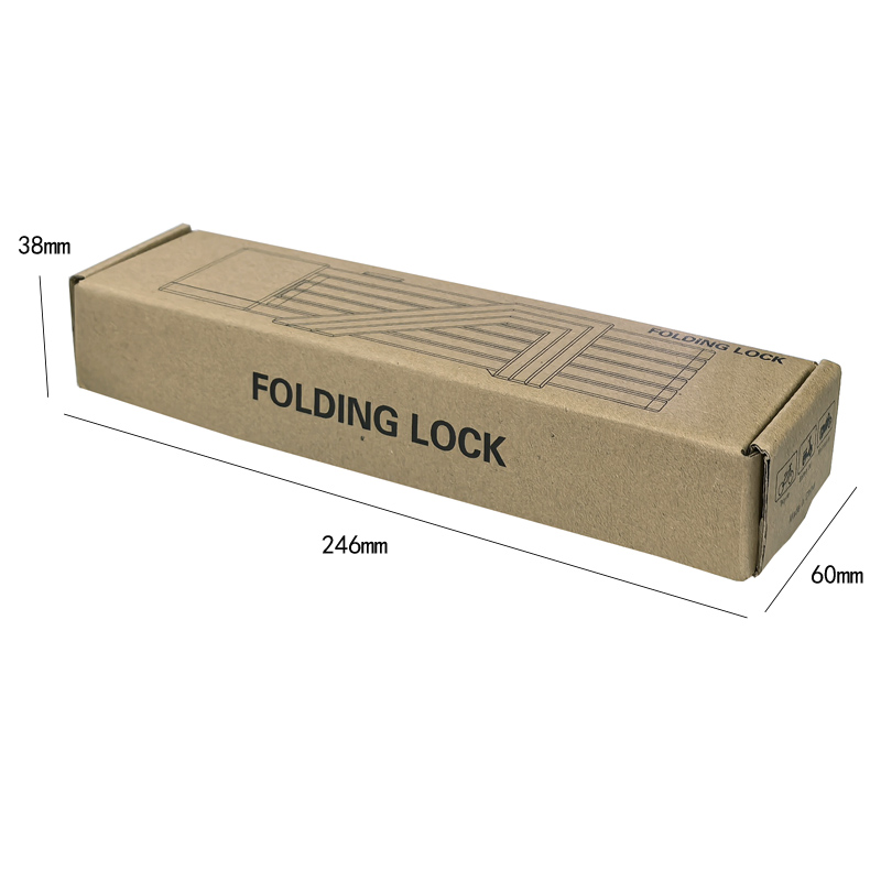 BG-0529 Six-section folding lock, bicycle folding lock, anti-theft joint lock, bicycle lock, riding equipment, electric motorcycle chain lock pic 13