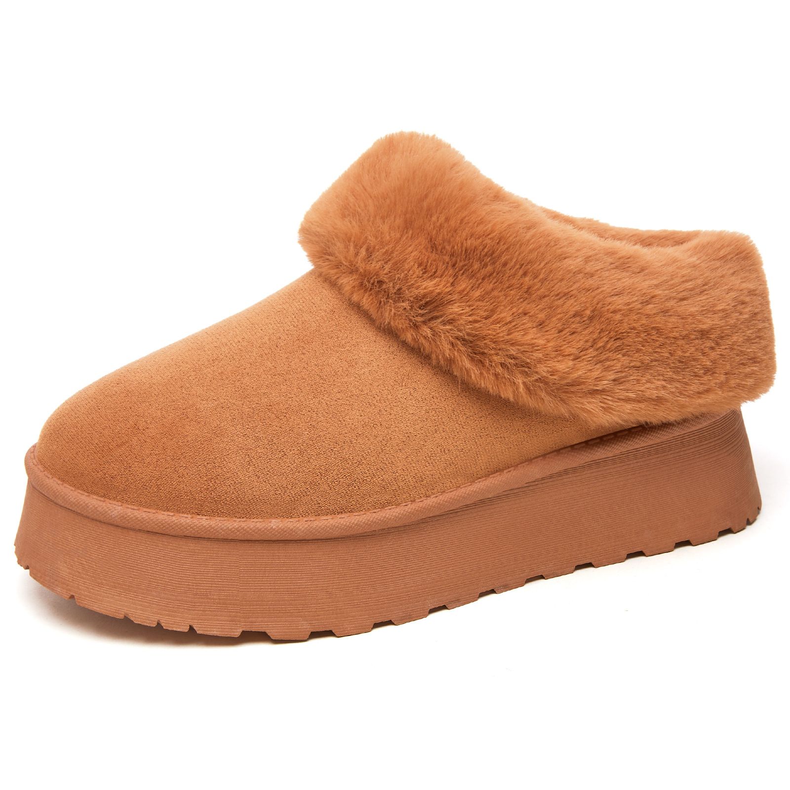 Women's cotton shoes, winter fleece and thickened cotton boots, cold-proof and warm snow boots, versatile ankle boots, cross-border trade women's boots Item Picture