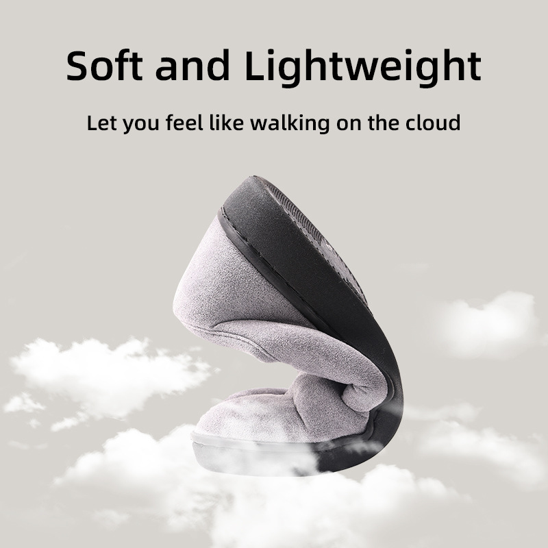 New women's cotton shoes, cross-border cotton boots, thickened and fleece ankle boots, warm Velcro style soft-soled comfortable women's snow boots Specification drawing