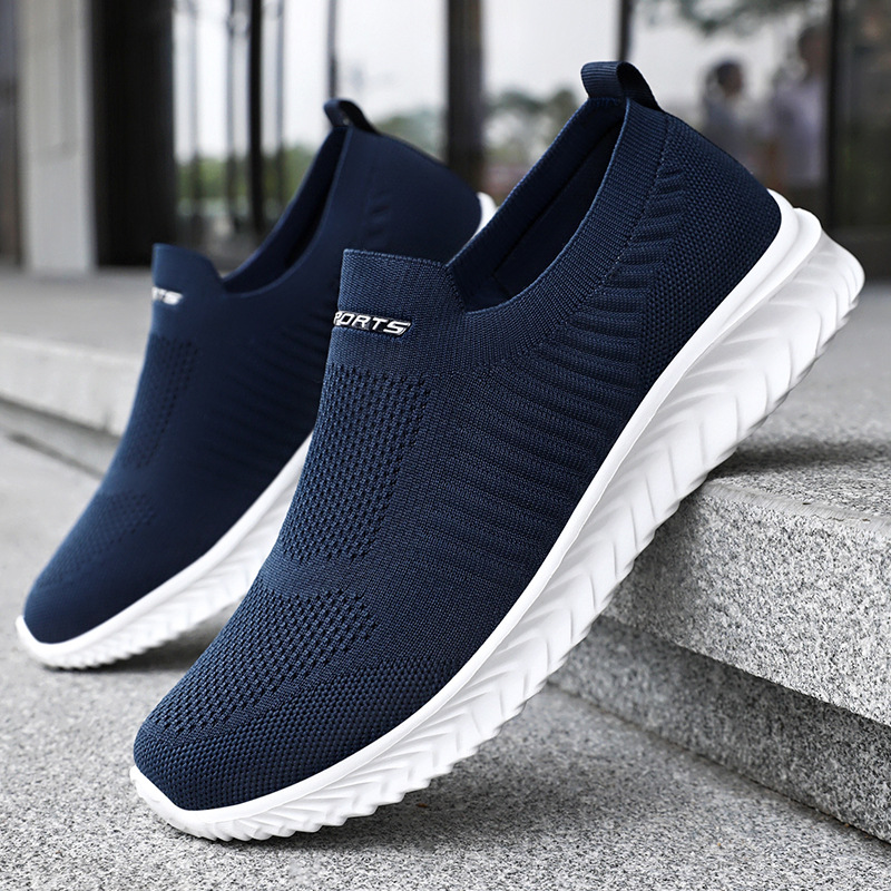 Men's casual shoes, cross-border trade men's shoes, versatile and breathable single shoes, fei-woven men's shoes, EVA lightweight dad shoes full figure