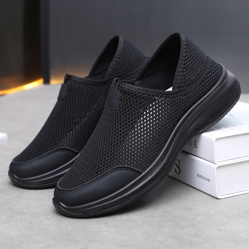 Men's shoes, summer breathable mosquito repellent shoes, Southeast Asian cross-border online shoes, casual shoes, lazy shoes, men's shoes, dad shoes Application Scenario