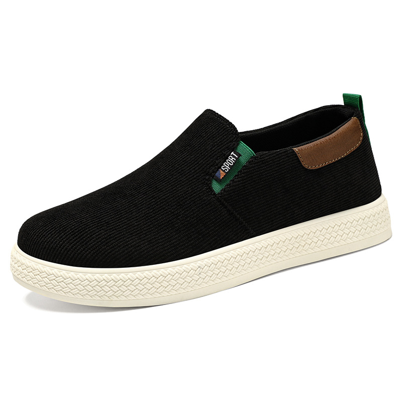 Men's casual shoes, a pair of old Beijing cloth shoes, versatile and breathable, single shoes with soft soles, dad shoes, and flying woven men's shoes Item Picture