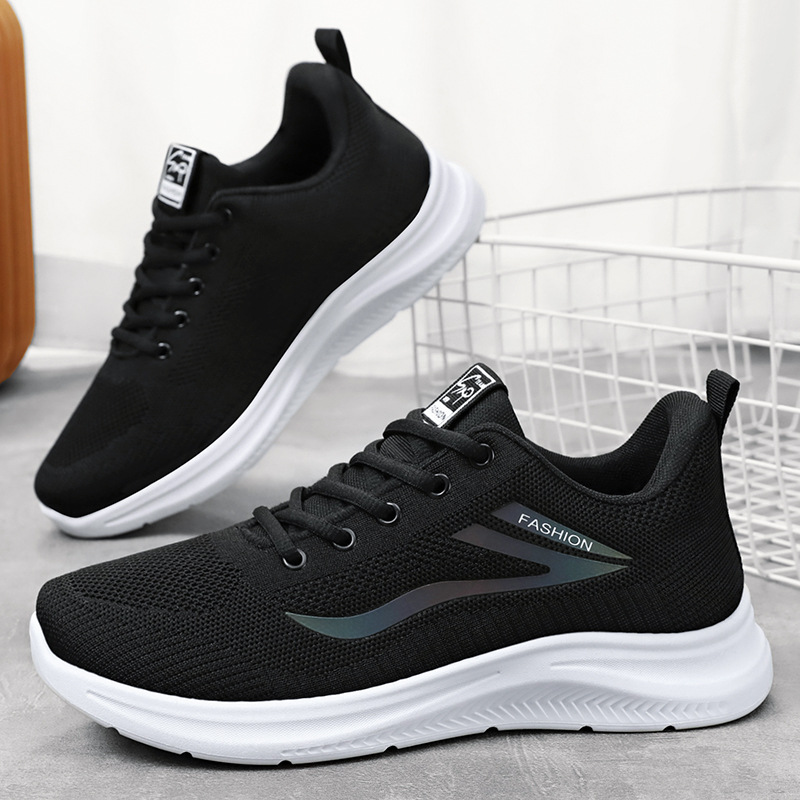 Men's private domain gift shoes, solid color versatile sports casual shoes, men's shoes, breathable and non-smelly feet, dad shoes, men's shoes Application Scenario