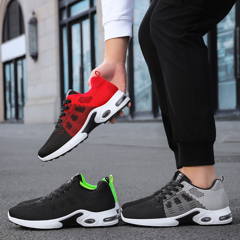 New men's sports shoes, cross-border men's shoes, breathable mesh shoes, soft-soled air-cushioned shoes, non-tiring running shoes Application Scenario