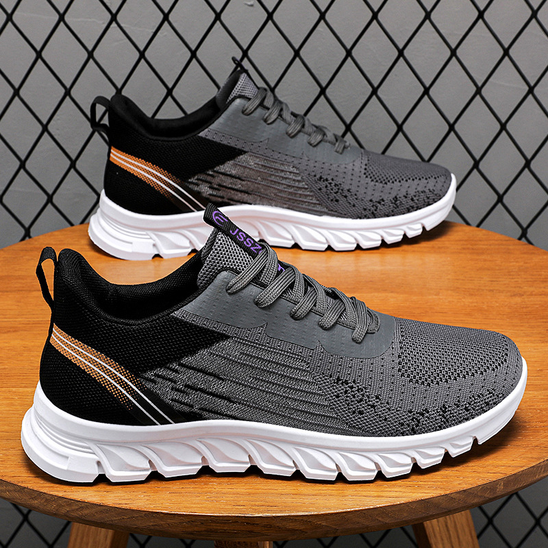 sneakers for men's spring new style foreign trade men's shoes, lace-up running shoes, fashionable and trendy sports shoes for men Application Scenario
