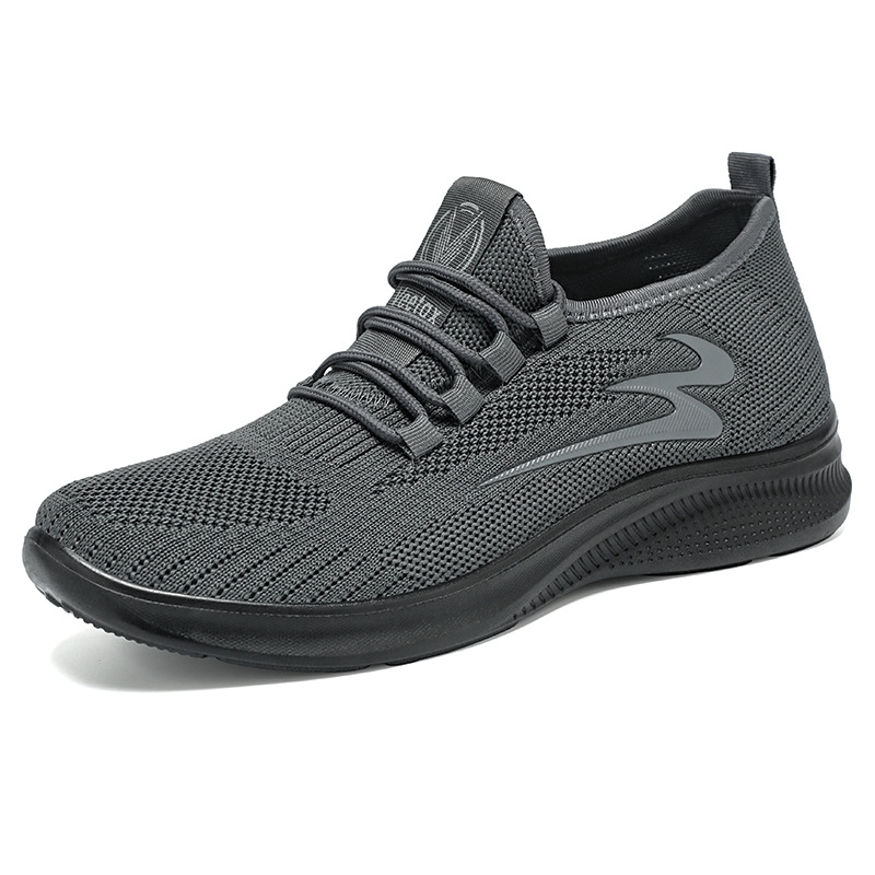 Men's sports shoes cross-border consignment, breathable and non-smelly feet, mesh shoes, soft-soled and comfortable running shoes, versatile men's single shoes Item Picture