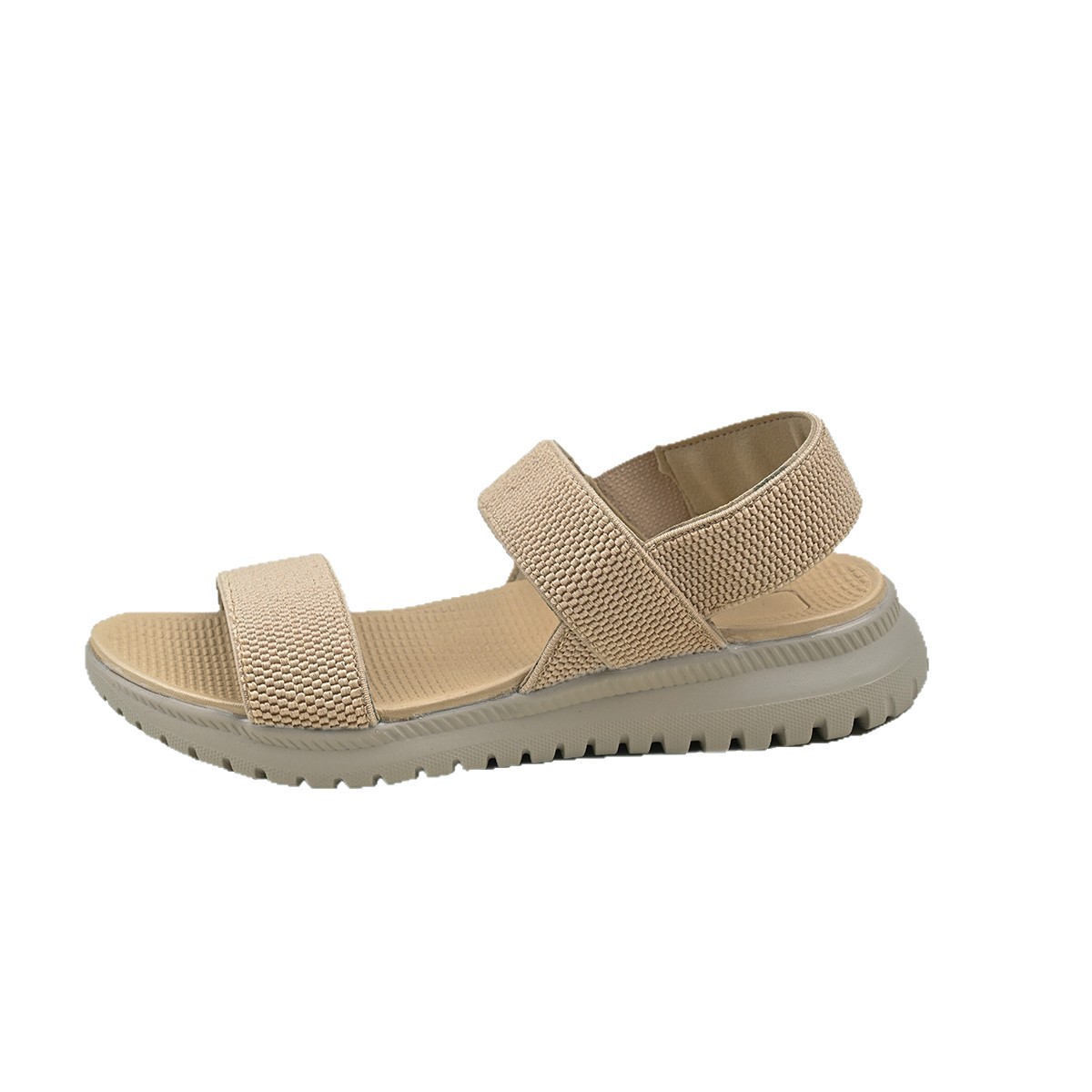 New Roman thick-soled wedge and versatile women's sandals in an ins style, cross-border fashion, height-increasing, lightweight and large size for export Item Picture