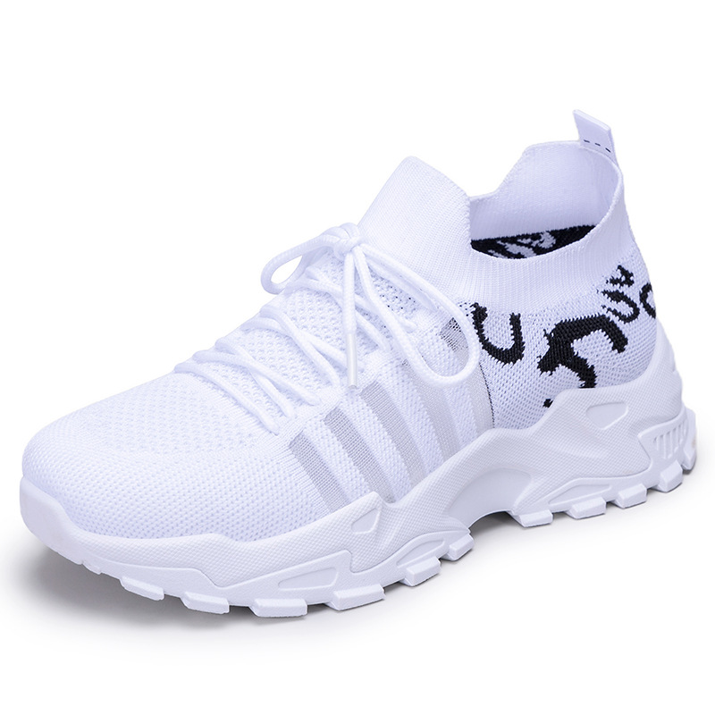 New cross-border large-sized casual shoes for women, breathable mesh shoes, soft-soled sports shoes, fashionable and versatile women's shoes Item Picture