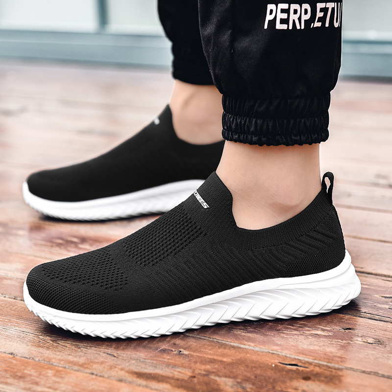 Men's casual shoes, cross-border trade men's shoes, versatile and breathable single shoes, fei-woven men's shoes, EVA lightweight dad shoes Specification drawing