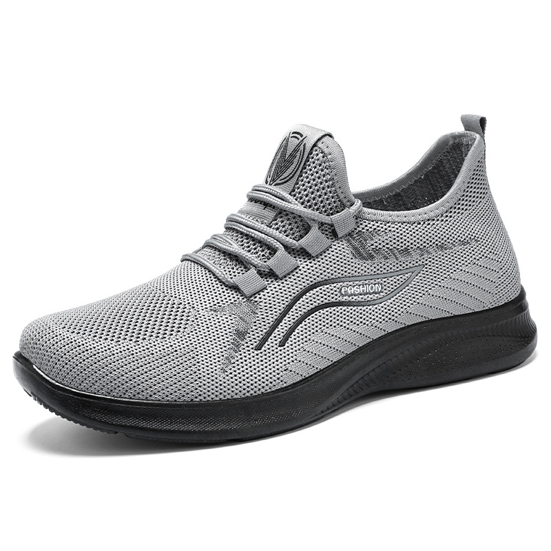 Men's shoes, sports shoes, cross-border large-sized lightweight single shoes, breathable mesh shoes, soft-soled comfortable running shoes, versatile casual shoes Item Picture
