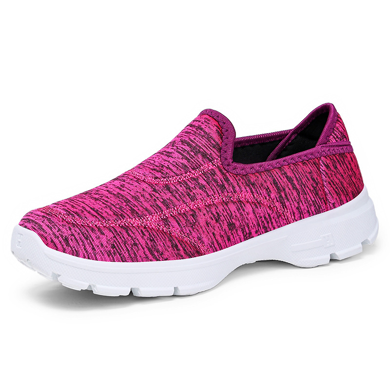 Women's casual shoes, unisex single shoes, one-step lazy shoes, soft-soled large-sized mom shoes, breathable women's shoes Item Picture