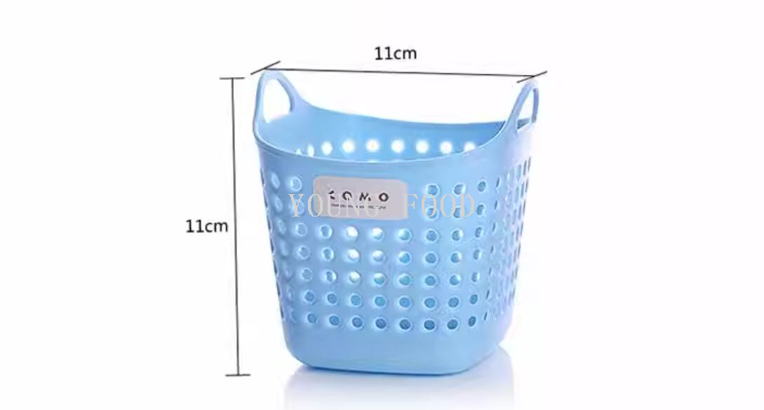 包邮！日本进口商品塑料制品创意百货INOMATA方形迷你收纳篮 白色详情12