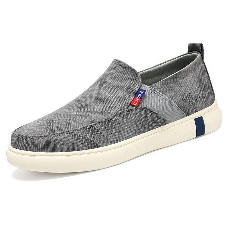 Men's shoes, old Beijing cloth shoes, breathable and non-smelly, soft-soled cloth shoes, one-step dad shoes, versatile casual shoes for men Item Picture