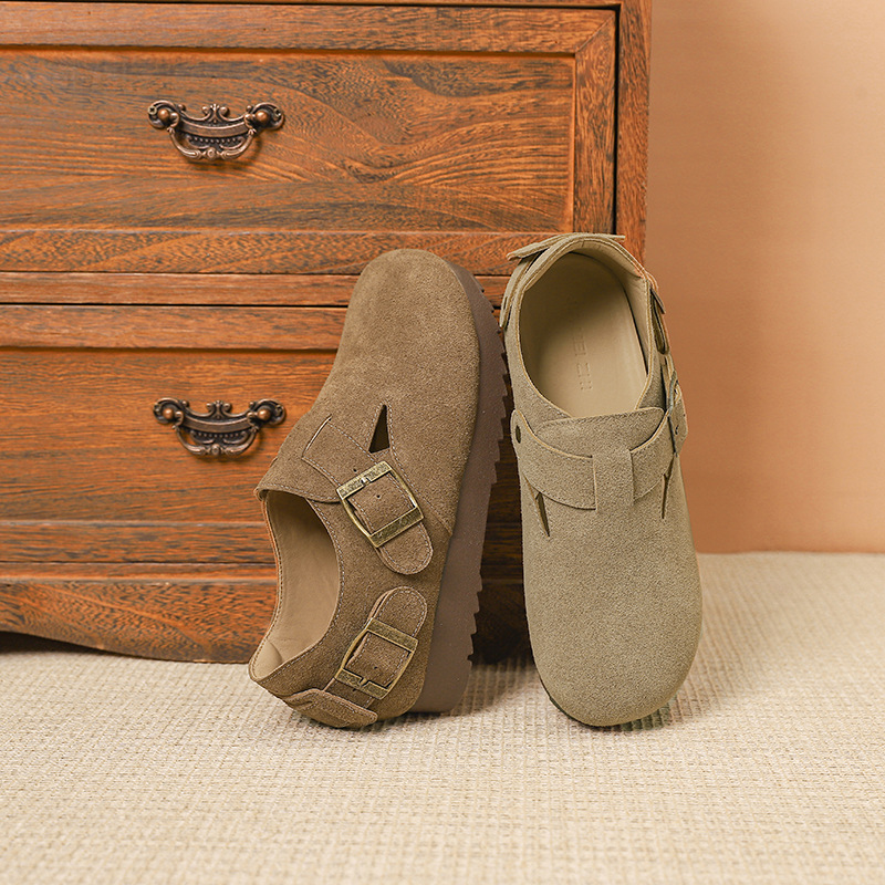 Boken shoes are casual outerwear for women. They are flat-bottomed, one-step shoes with soft soles and soft surfaces, comfortable and cute. They are a retro Japanese Boken shoe single shoe Specification drawing