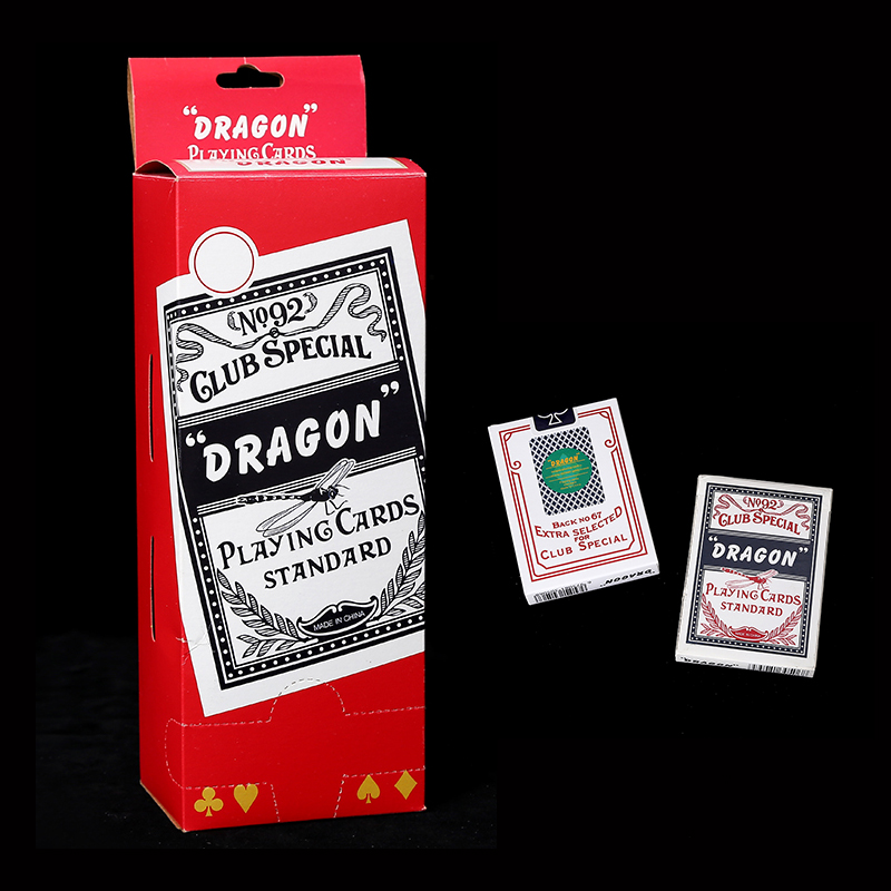 DRAGON 蜻蜓胶质黑蕊纸非洲外贸尼日利亚扑克专业定做定制订做订制高端上油布纹