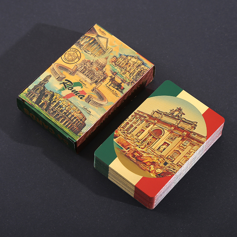 塑料扑克PET定做旅游纪念品SOUVENIR客户图案订做定制促销礼品详情10