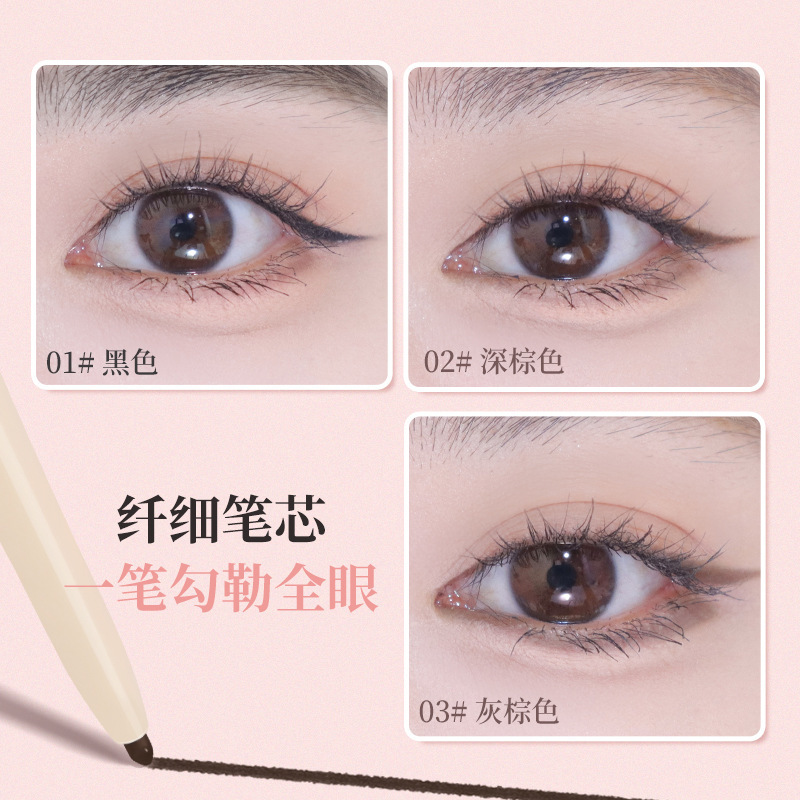 NOVO Sweet Core Ultra-fine eyeliner Gel Pen, with a slender pen tip, fine and smooth texture, vivid color display and fixation, and affordable price Application Scenario