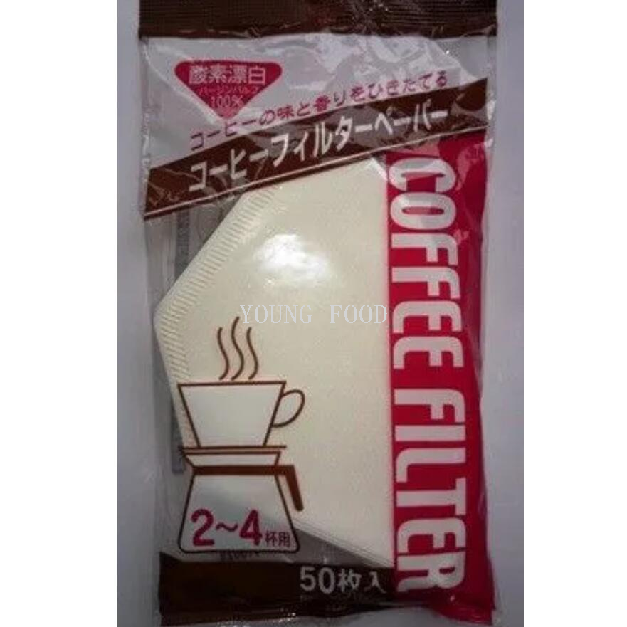 包邮！日本进口KYOWA 咖啡滤纸无漂白 手冲咖啡滤杯滴漏壶美式