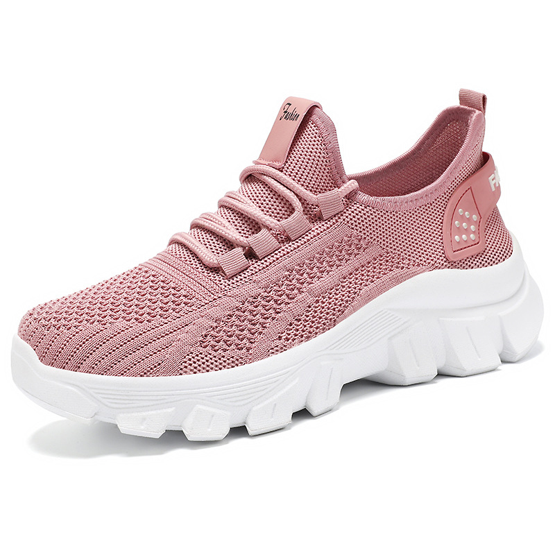 Women's casual shoes, breathable mesh shoes with soft soles, comfortable and not tiring to the feet. Women's single shoes, summer shoes, cross-border consignment Item Picture