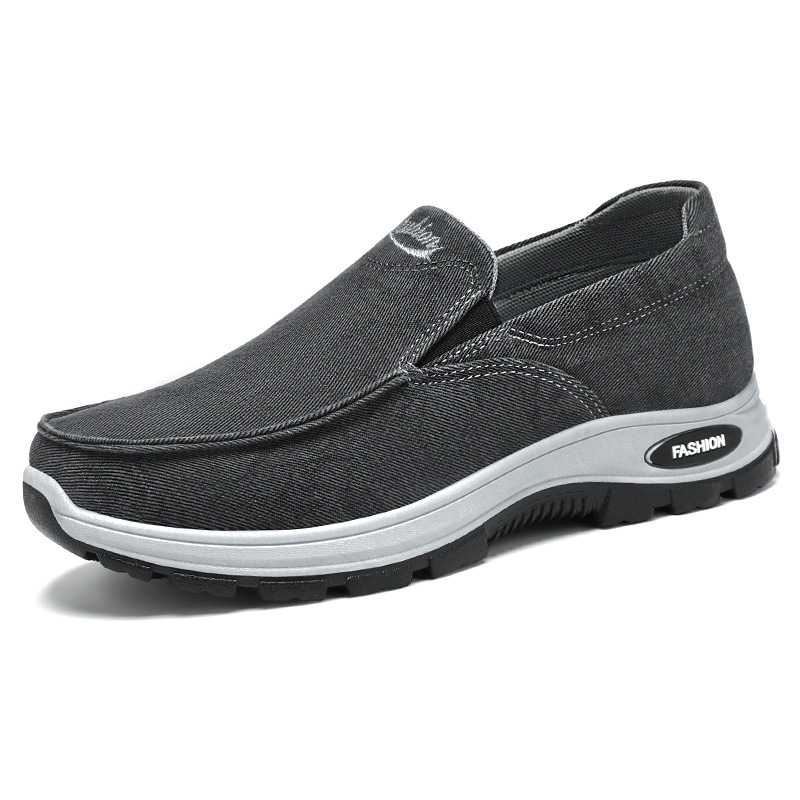 Summer breathable and non-stuffy, men's new style old Beijing cloth shoes with soft soles, comfortable and not tiring to the feet, casual men's shoes Item Picture