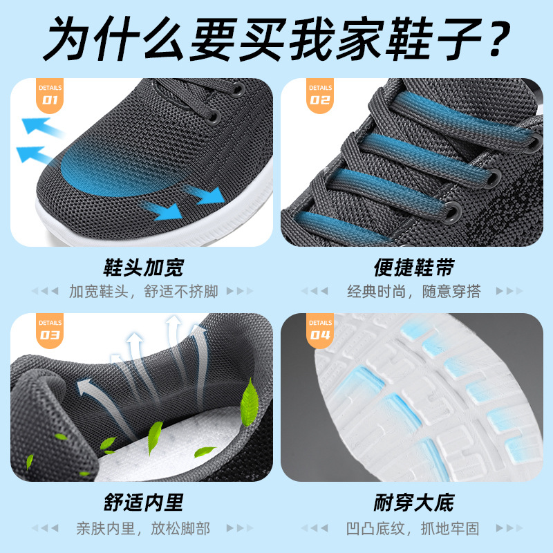 Spring men's shoes new casual single shoes manufacturer wholesale Feizhi breathable sports shoes Korean version lace-up consignment Application Scenario