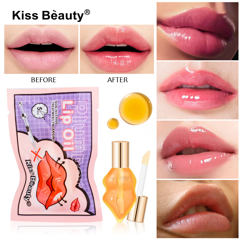Kiss beauty Ginger and Mint Lip Toner for Plump and Moisturizing Lips, Big Mouth Lip Toner Cross-border wholesale full figure