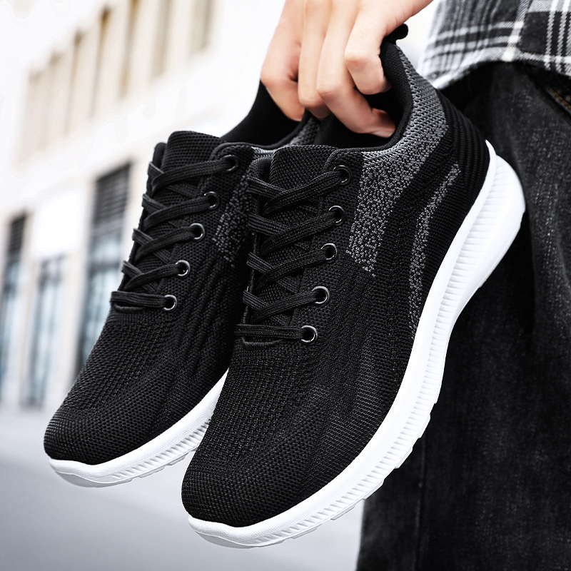 Spring men's shoes new casual single shoes manufacturer wholesale Feizhi breathable sports shoes Korean version lace-up consignment Specification drawing