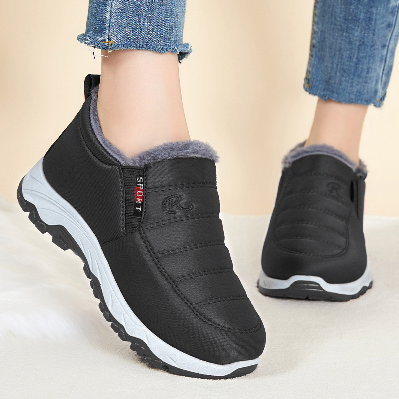 Winter new cotton boots, cross-border large-sized women's boots, unisex snow boots, fleece and thickened warm cotton shoes for women Specification drawing