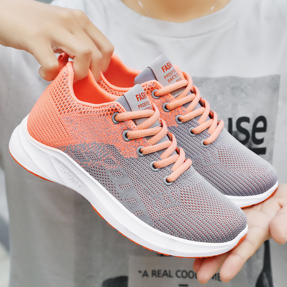 Women's spring and autumn sports casual shoes, cross-border trade women's shoes, breathable single shoes, versatile net shoes, running shoes Application Scenario