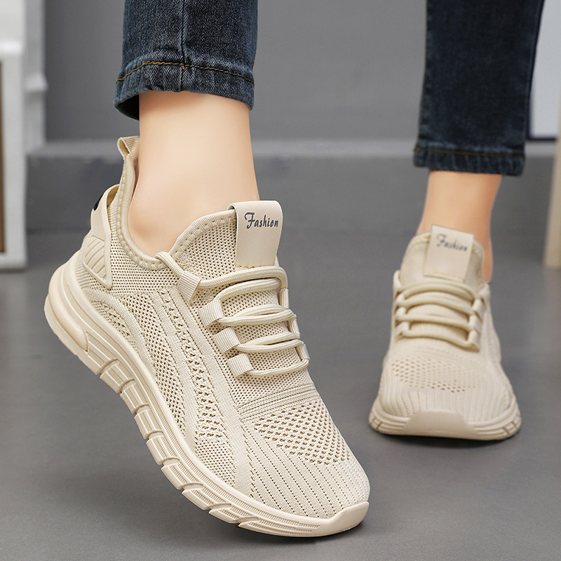 Wholesale of new spring fashion, casual and sporty shallow-mouthed single shoes for women, cross-border consignment of Feizhi women's shoes details Picture