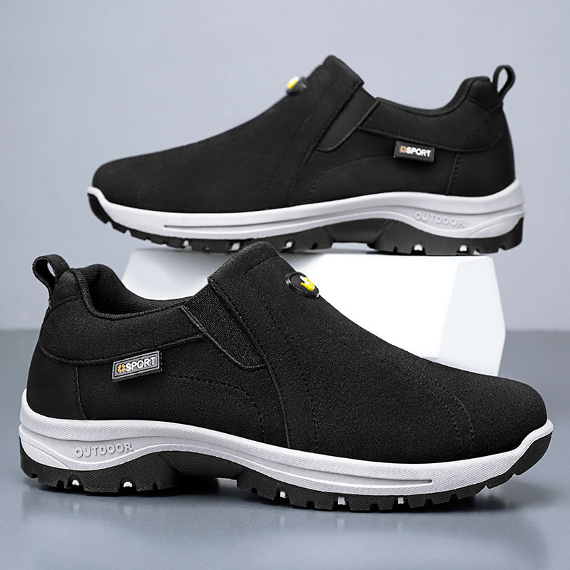 Men's sports shoes, large-sized breathable and non-smelly, single shoes, soft-soled walking shoes, one-step men's shoes, versatile casual shoes Specification drawing