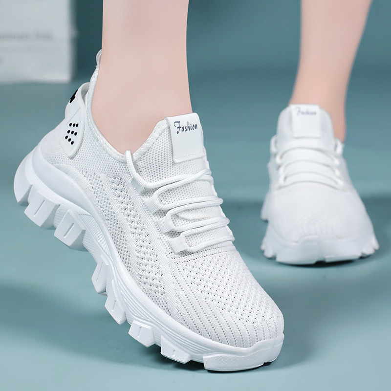 Women's casual shoes, breathable mesh shoes with soft soles, comfortable and not tiring to the feet. Women's single shoes, summer shoes, cross-border consignment Specification drawing