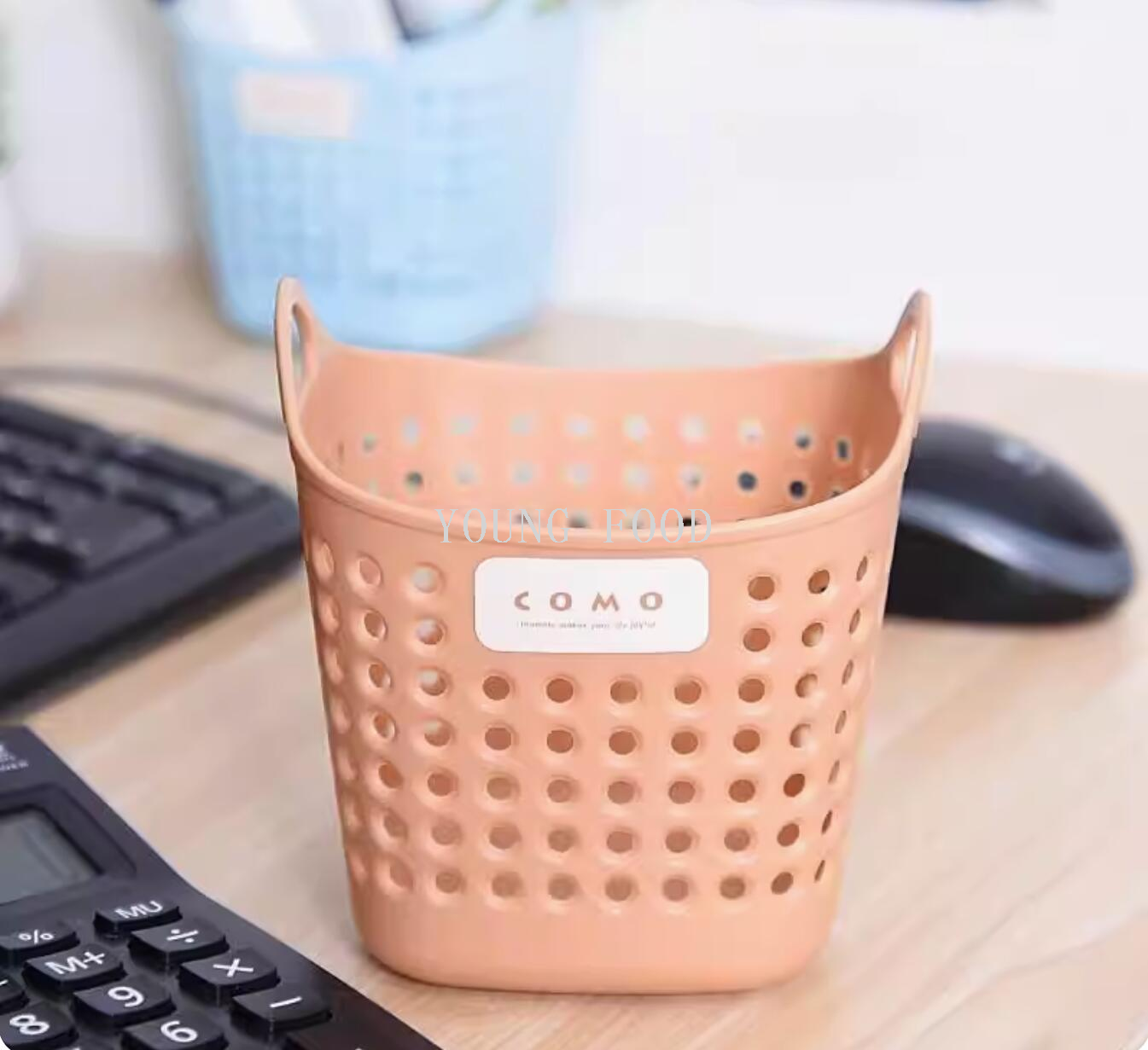 包邮！日本进口商品塑料制品创意百货INOMATA方形迷你收纳篮 白色详情5