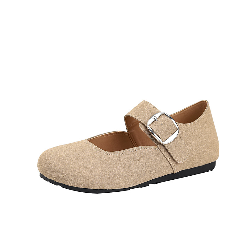 Thick-soled Burken shoes for 2024 summer and autumn, new comfortable, fashionable and casual bulk-headed shoes, cork height-increasing, ugly and cute single shoes for women Item Picture