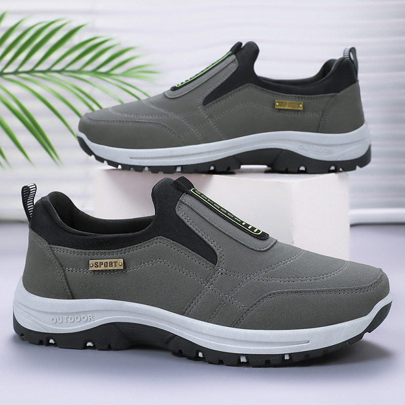 Men's casual shoes, cross-border large-sized foreign trade men's shoes, one-foot dad shoes, outdoor walking shoes, men's shoes details Picture