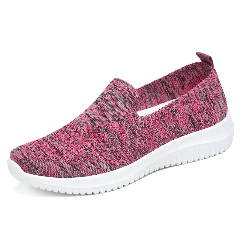 Women's Shoes 2025 Autumn New style one-foot mom shoes, soft-soled casual lazy shoes for middle-aged and elderly women Item Picture