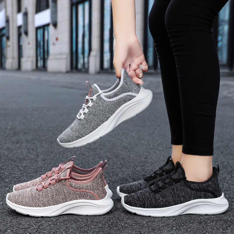 Women's sports shoes, breathable mesh shoes, soft-soled, comfortable and casual shoes, not stuffy feet, mesh shoes, fashionable and versatile single shoes Application Scenario