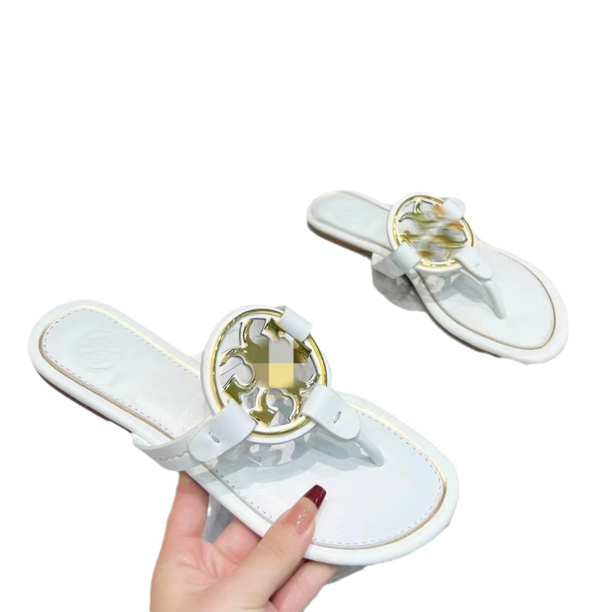 In 2024, Tb's new flat-bottomed, comfortable and high-quality export sandals are breathable beach slippers for Vietnam, Singapore and Dubai Item Picture