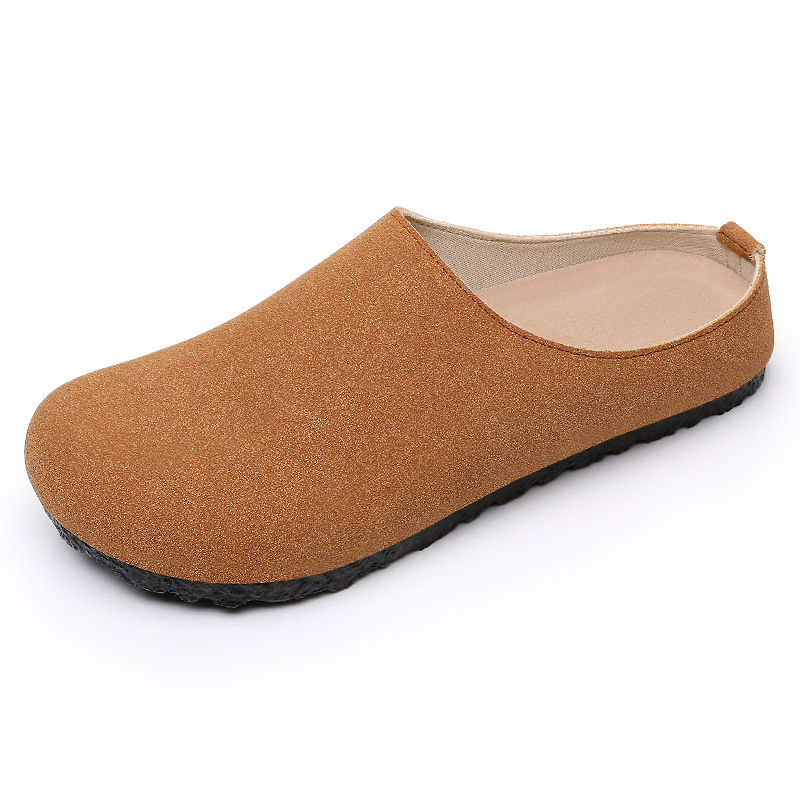 Summer casual shoes for women, dopamine-colored Burken shoes, soft-soled, not tiring to the feet, half-flat shoes Item Picture
