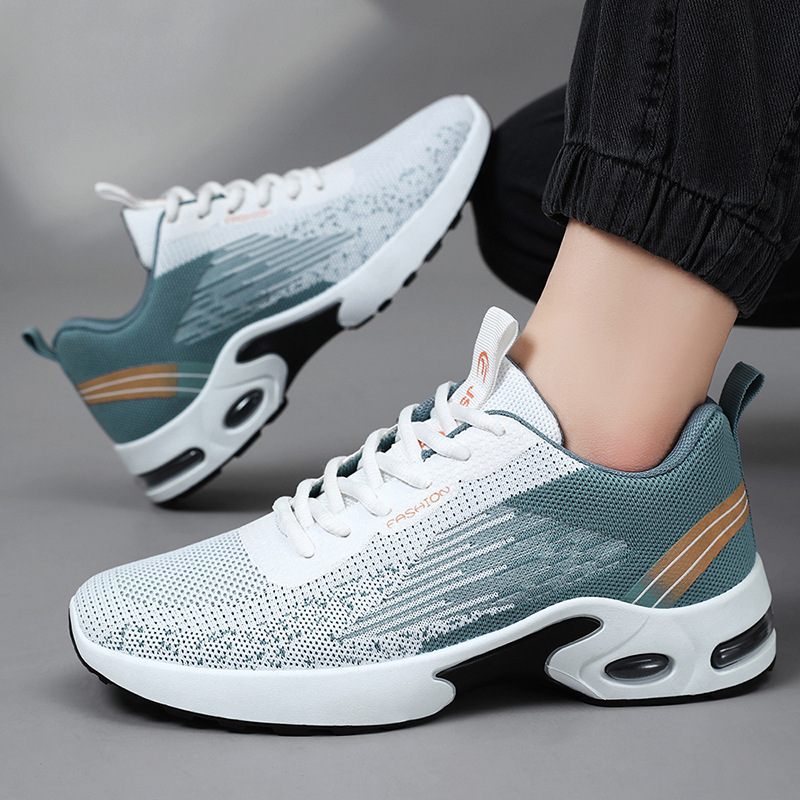 Spring new men's sports shoes factory direct sales, air-cushioned soft-soled sports single shoes wholesale, cross-border consignment, Feizhi men's shoes full figure