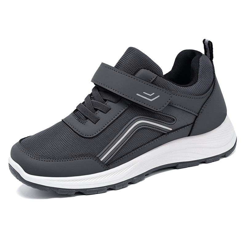 Soft-soled comfortable sports shoes for men, middle-aged and elderly people, walking shoes, versatile couple dad shoes, Velcro style casual shoes Item Picture