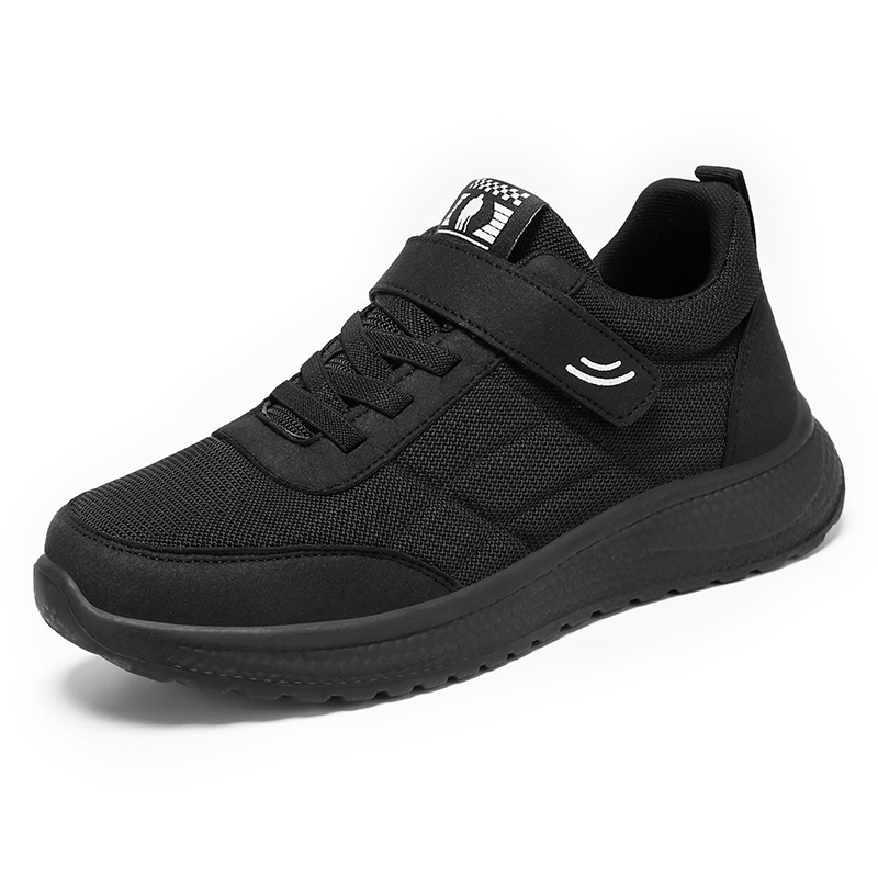 Men's casual shoes, versatile breathable mesh shoes, couple men's shoes, woven shallow opening single shoes, Velcro walking shoes Item Picture