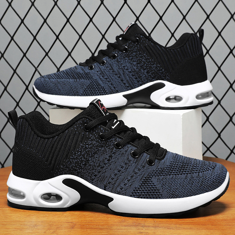 Shoe Men 2025 Spring New Trendy men's running shoes, spring and autumn breathable, lightweight and shock-absorbing sports shoes manufacturer wholesale details Picture