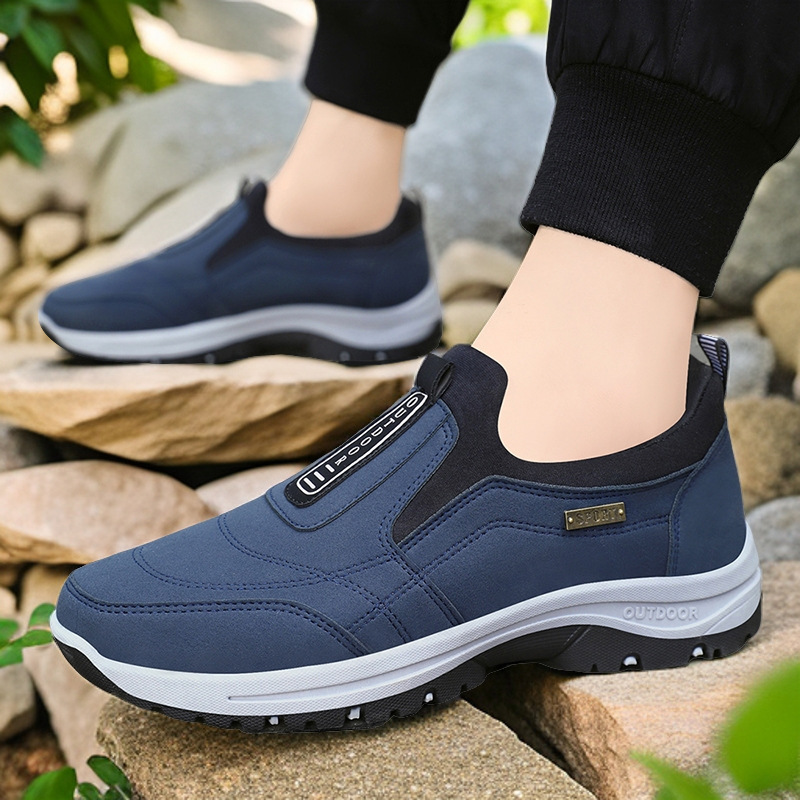 Men's casual shoes, cross-border large-sized foreign trade men's shoes, one-foot dad shoes, outdoor walking shoes, men's shoes full figure