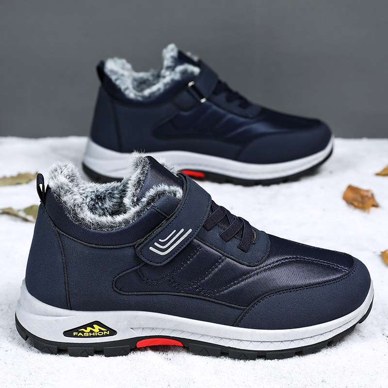 Winter cotton shoes, fleece walking shoes for the elderly, cold-proof and warm cotton boots for the elderly, private domain gift shoes, men's shoes, snow boots Application Scenario