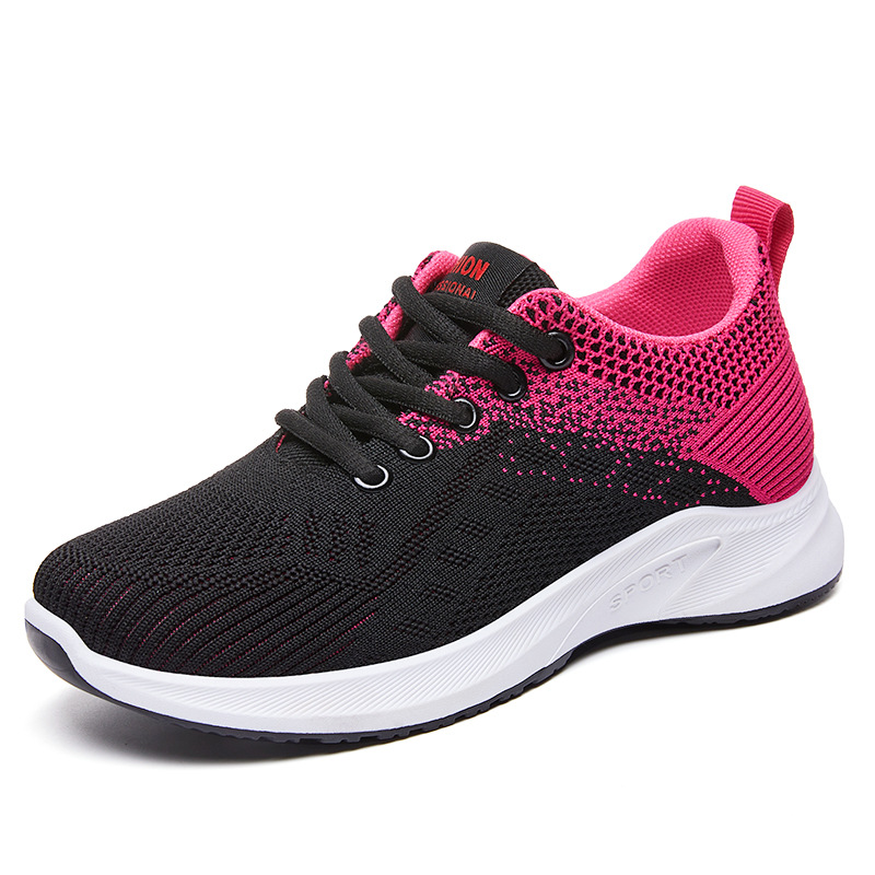 Women's spring and autumn sports casual shoes, cross-border trade women's shoes, breathable single shoes, versatile net shoes, running shoes Item Picture