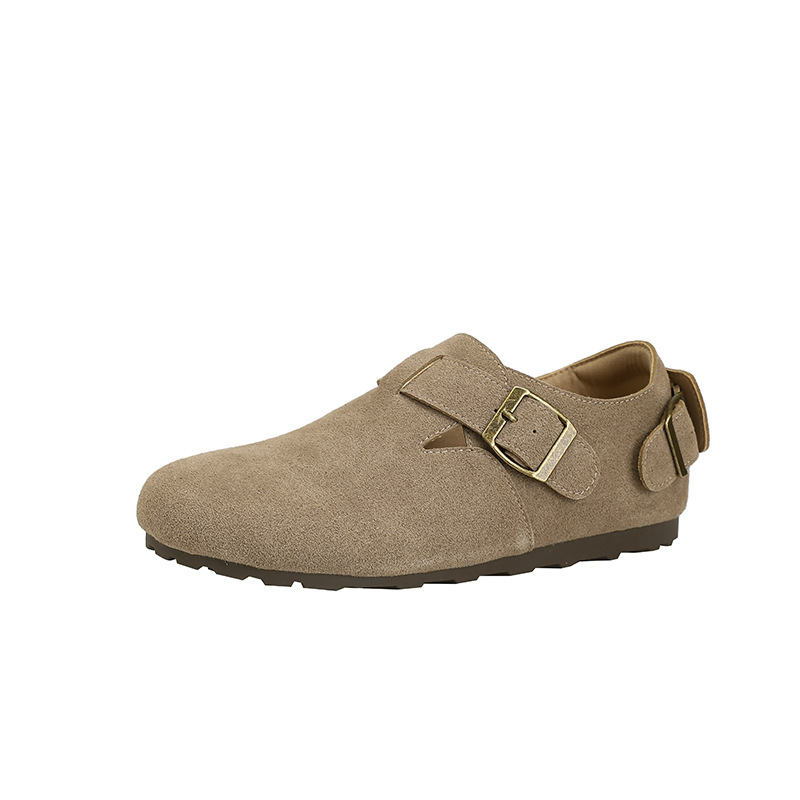 Soft-soled Boken shoes for women 2024 new style spring and autumn all-inclusive. Lazy people can wear flat Boken shoes with one foot. Single shoes for women are comfortable Item Picture