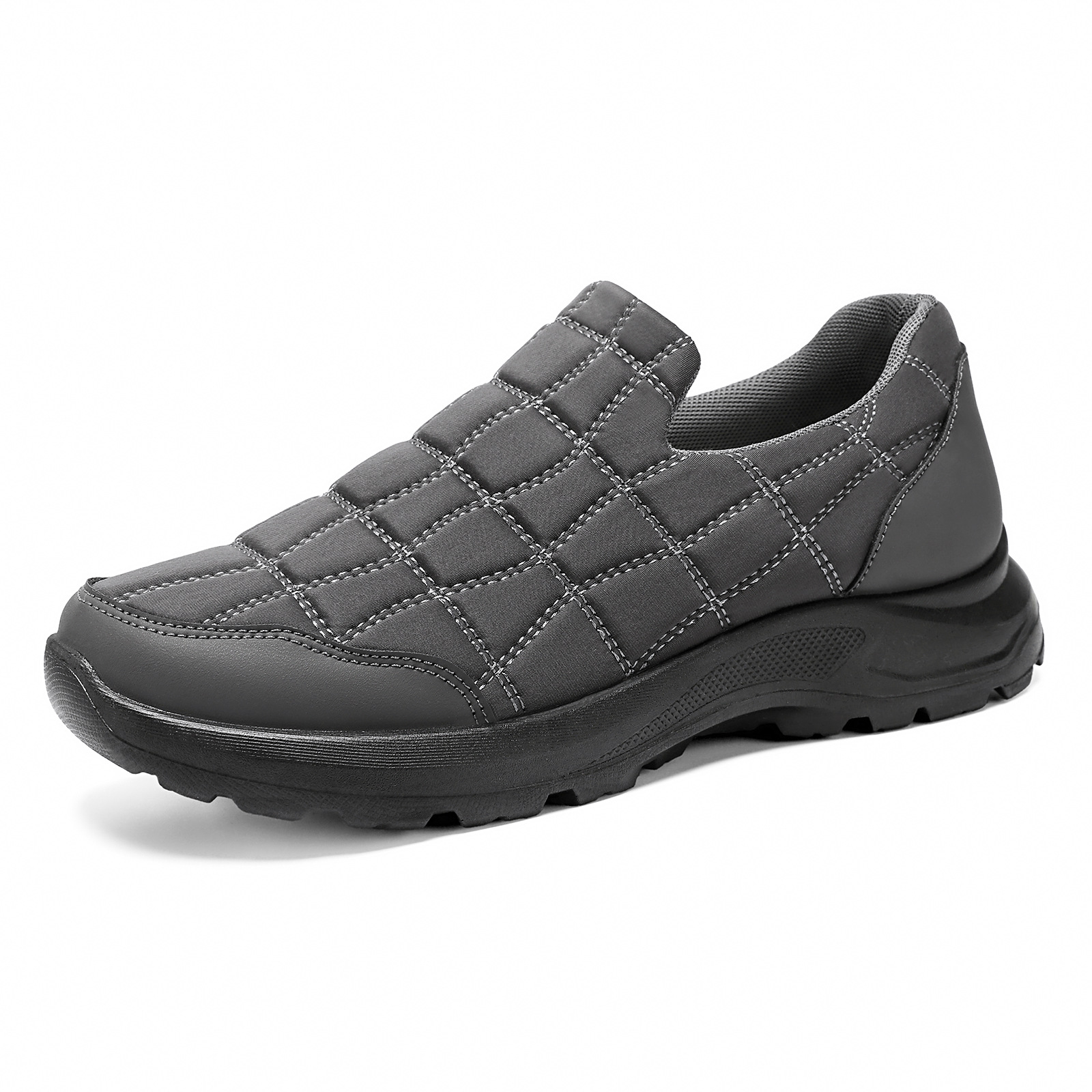 Men's casual shoes, one-step lazy shoes, soft-soled comfortable dad shoes, shallow opening breathable men's single shoes, versatile men's shoes Item Picture